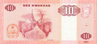 AOA Angolan Kwanza Kz 10 Bill Back