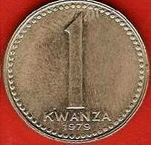 AOA Angolan Kwanza Kz 1 Coin Tail