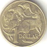 AUD Dollar $1 Coin Tail