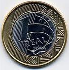 BRL Real R$1 Coin Tail
