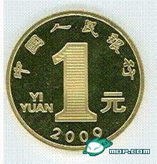 CNY Yuan Â¥1 Coin Head