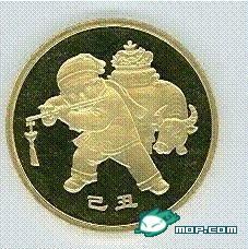 CNY Yuan Â¥1 Coin Tail