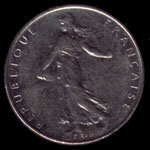 FRF Franc â‚£1 Coin Head