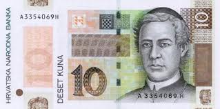 HRK Ten Croatian Kuna kn 10 Bill Front