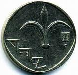ILS Israeli Shekel  ₪ 1 Coin Tail