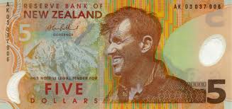 NZD Five Dollar $5 Bill Front