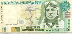 PEN Peruvian New Sol  S/. 10 Bill Front