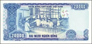 VND 20,000 Dong ₫20,000 Bill Back