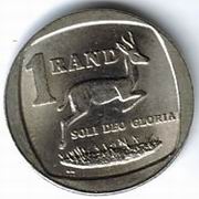ZAR South African Rand R1 Coin Head